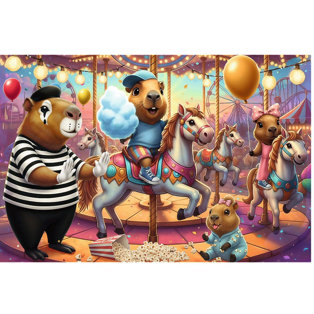Trefl Kids Capybaras on Vacation 100 Piece Kids Puzzle (ONLINE ORDER ONLY)