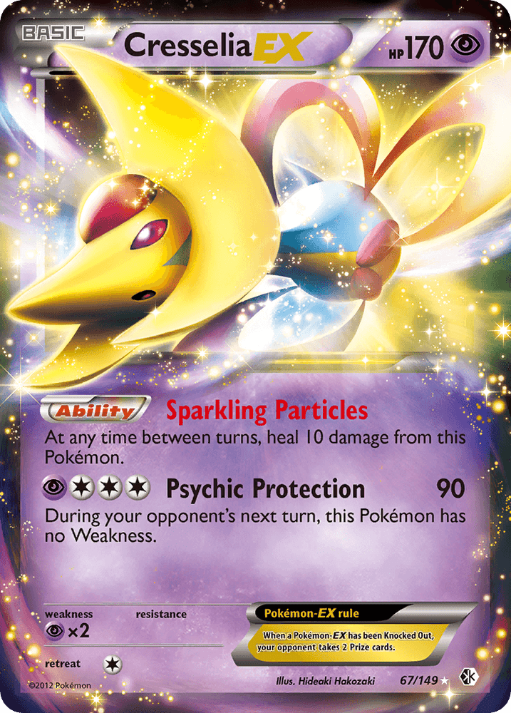 Cresselia EX (67/149) [Black & White: Boundaries Crossed] (Online Only)