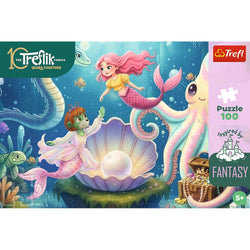 Trefl Kids Inspired By Fantasy In The Land of Mermaids 100 Piece Kids Puzzle (ONLINE ORDER ONLY)