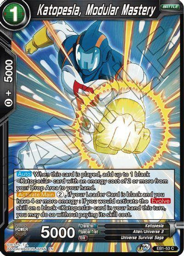 Katopesla, Modular Mastery (EB1-53) [Battle Evolution Booster] (ONLINE ORDER ONLY)