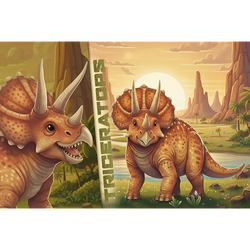 Trefl Kids Treflik Family - Inspired By Nature Triceratops 100 Piece Puzzle (ONLINE ORDER ONLY)