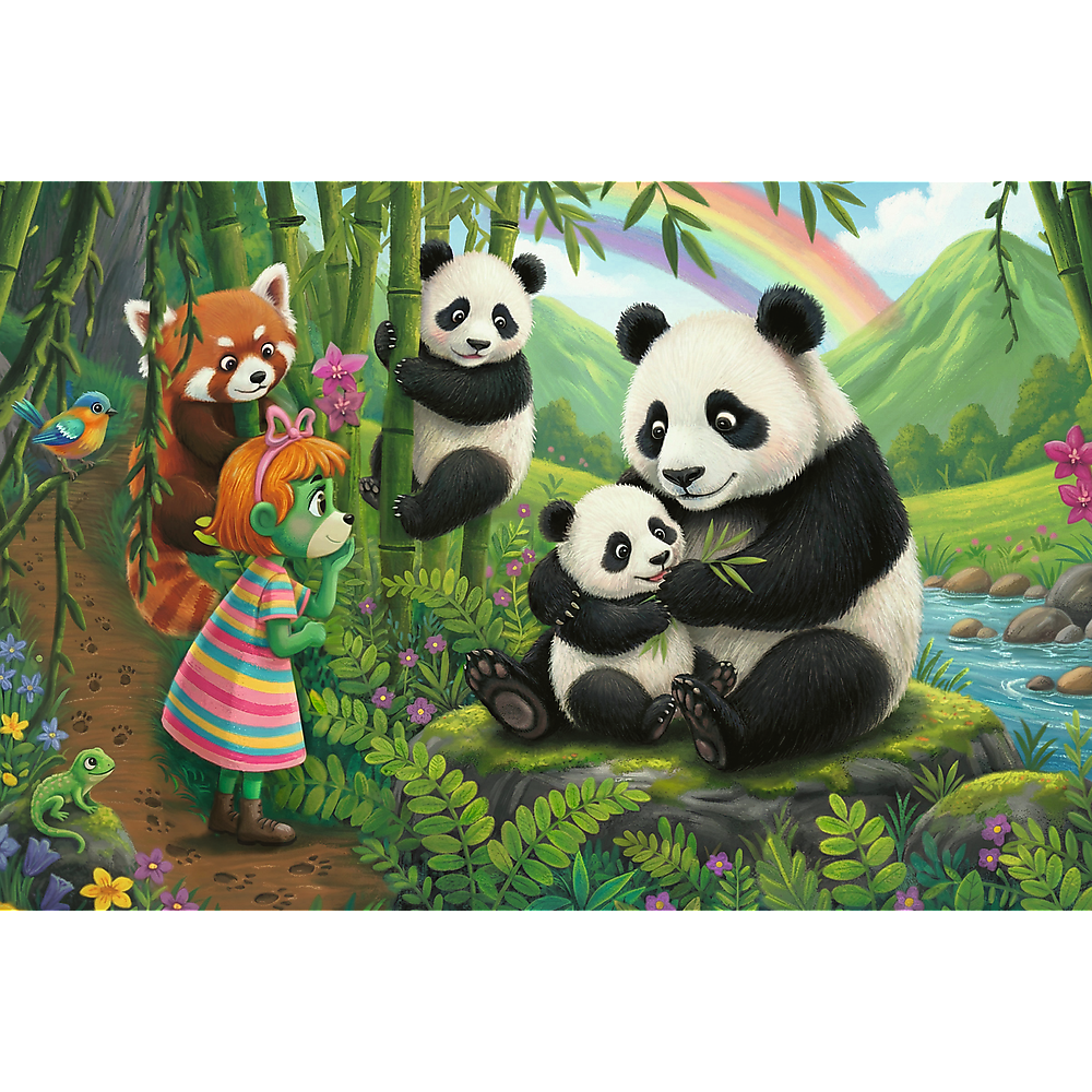 Trefl Kids Treflik Family - Inspired By Nature Pandas 100 Piece Puzzle (ONLINE ORDER ONLY)