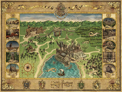 Puzzle: Harry Potter Hogwarts Map (ONLINE ORDER ONLY)