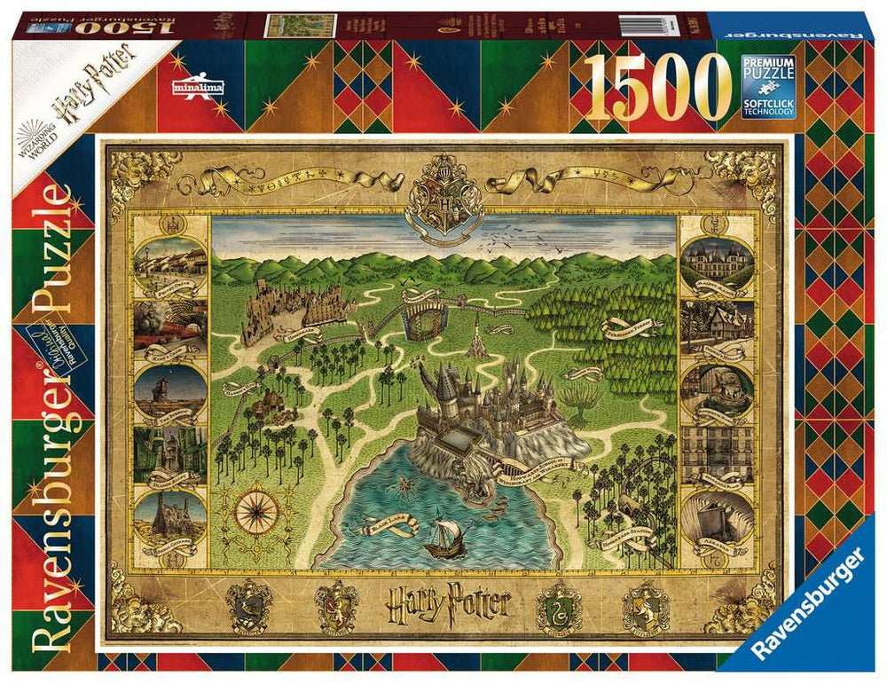 Puzzle: Harry Potter Hogwarts Map (ONLINE ORDER ONLY)