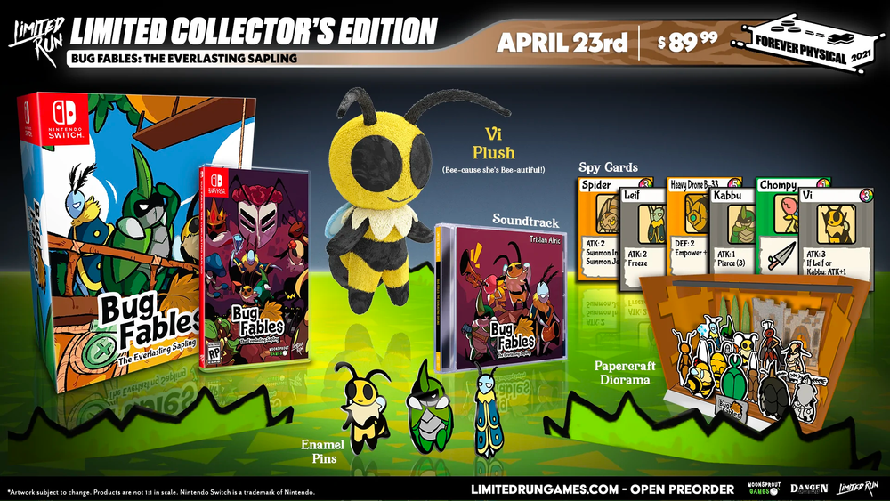 Bug Fables: The Everlasting Sapling Collector Edition (Limited Run #105) (Nintendo Switch) (ONLINE ORDER ONLY)