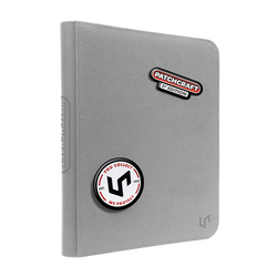 PATCHCRAFT™ Zippered 9-Pocket PRO-BINDER® Gray