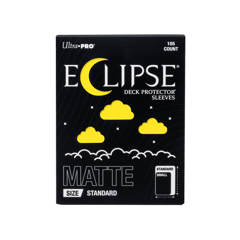 ECLIPSE® Matte Standard DECK PROTECTOR® Sleeves: Lemon Yellow - 105ct (ONLINE ORDER ONLY)