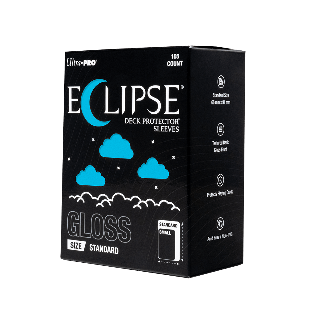 ECLIPSE® Gloss Standard DECK PROTECTOR® Sleeves: Sky Blue - 105ct (ONLINE ORDER ONLY)