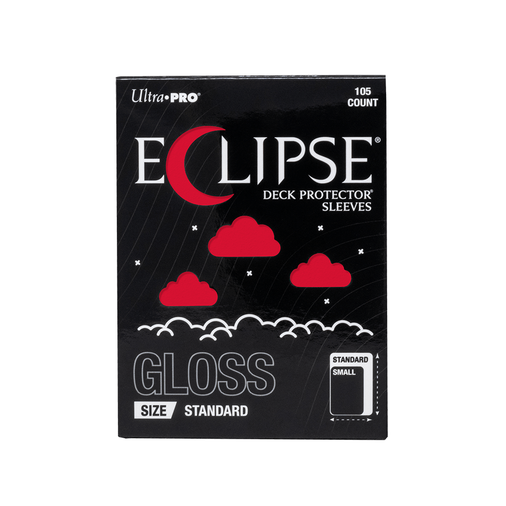 ECLIPSE® Gloss Standard DECK PROTECTOR® Sleeves: Apple Red - 105ct (ONLINE ORDER ONLY)