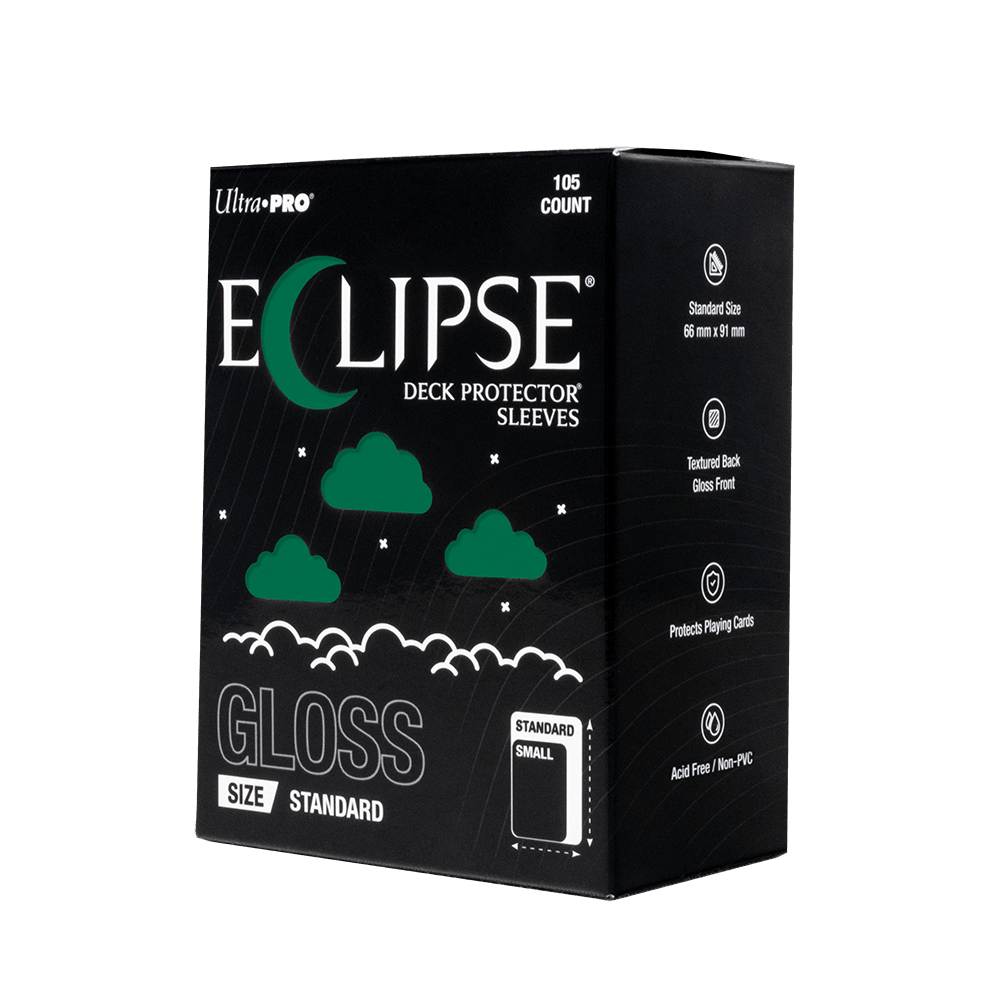 ECLIPSE® Gloss Standard DECK PROTECTOR® Sleeves: Forest Green - 105ct (ONLINE ORDER ONLY)