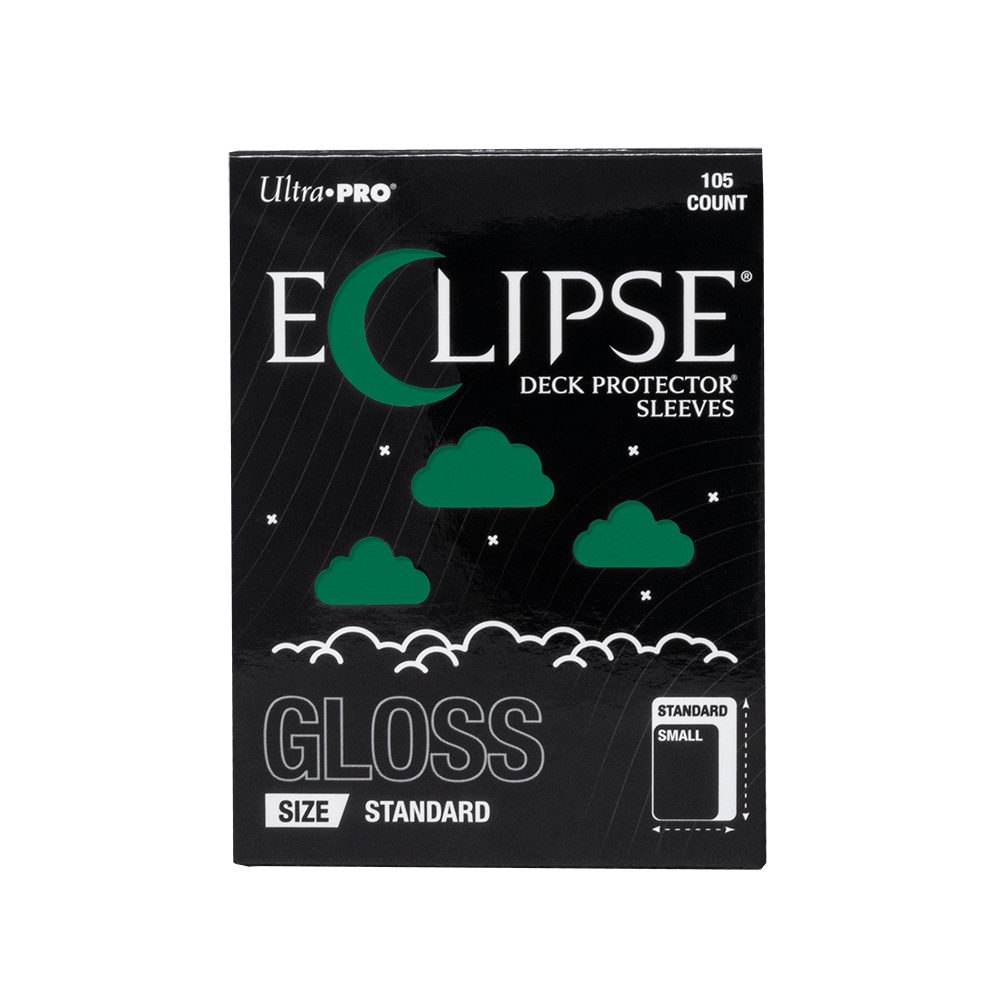 ECLIPSE® Gloss Standard DECK PROTECTOR® Sleeves: Forest Green - 105ct (ONLINE ORDER ONLY)