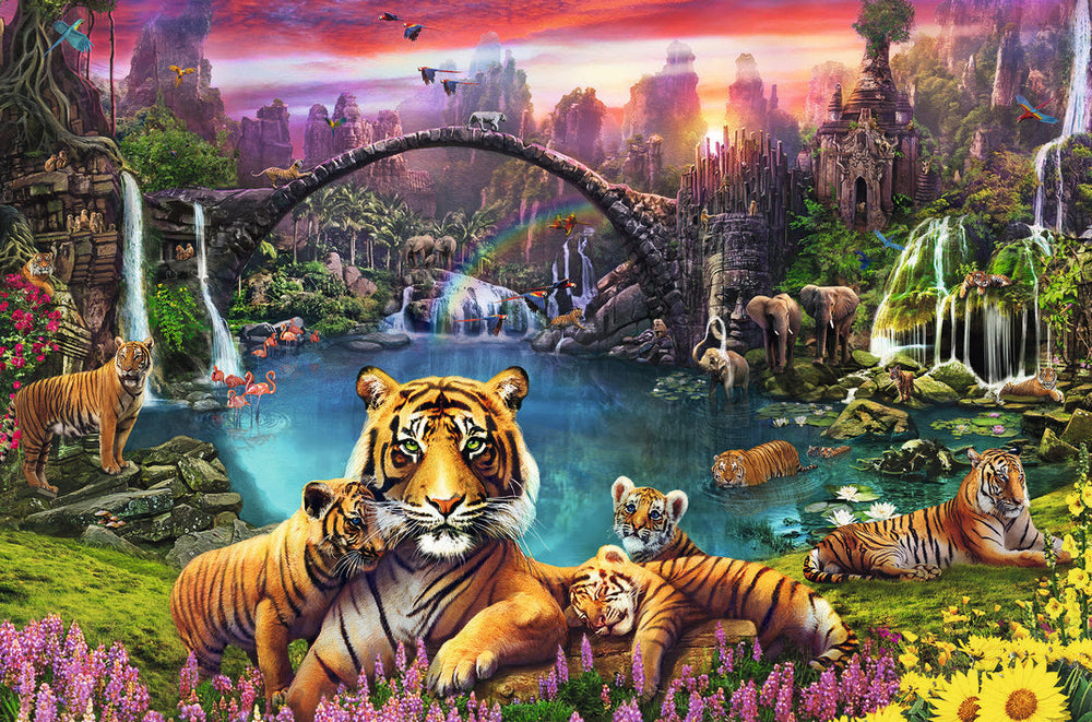 Puzzle: Tigers in Paradise (ONLINE ORDER ONLY)