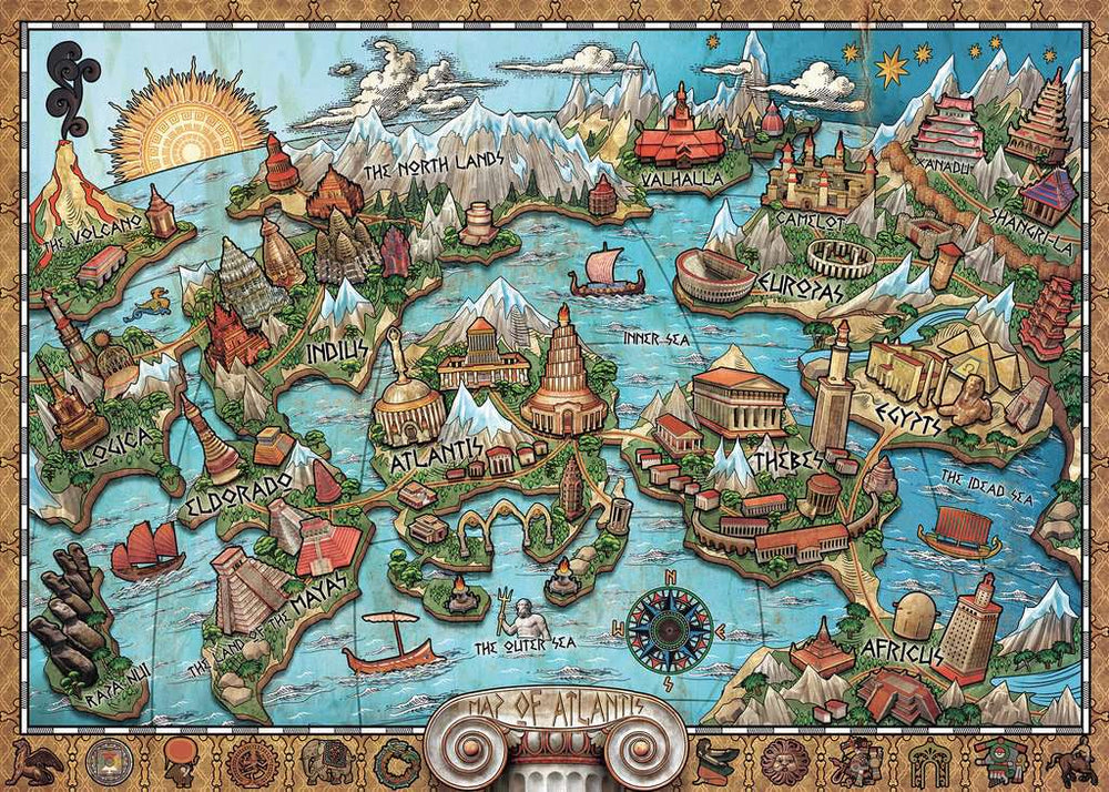 Puzzle:Mysterious Atlantis (ONLINE ORDER ONLY)
