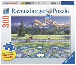 Puzzle: Large Format - Mountain Quiltscape (ONLINE ORDER ONLY)