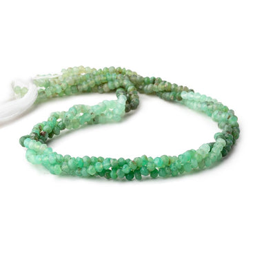 3.5-4mm Chrysoprase Faceted Rondelle Beads 13 inch 125 pieces (ONLINE ORDER ONLY)