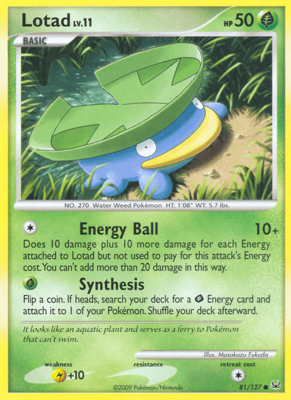 Lotad (81/127) [Platinum: Base Set] (Online Only)