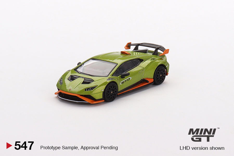 Mini-GT Lamborghini Huracán STO Verde Citrea #547 1:64 MGT00547 (ONLINE ORDER ONLY)