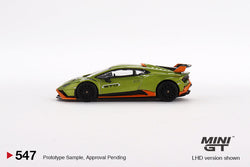 Mini-GT Lamborghini Huracán STO Verde Citrea #547 1:64 MGT00547 (ONLINE ORDER ONLY)