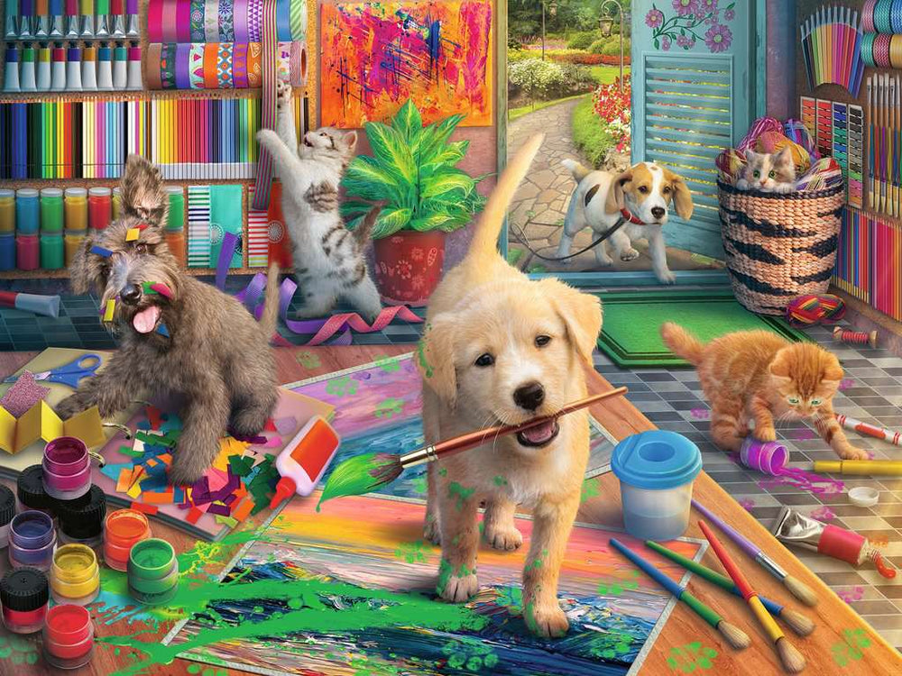 Puzzle: Large Format - Cute Crafters (ONLINE ORDER ONLY)