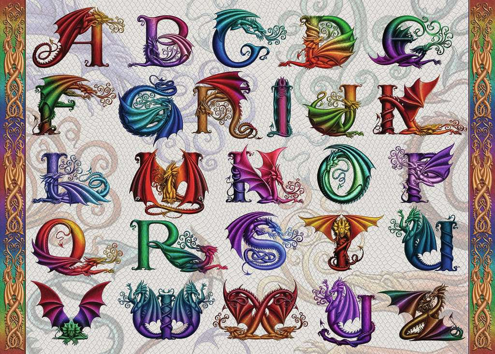 Puzzle: Dragon Alphabet (ONLINE ORDER ONLY)