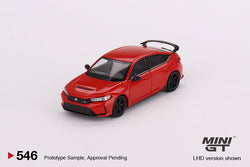 Mini-GT Honda Civic Type R Rallye Red 2023 W/ Advan GT Wheel #546 1:64 MGT00546 (ONLINE ORDER ONLY)