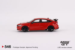 Mini-GT Honda Civic Type R Rallye Red 2023 W/ Advan GT Wheel #546 1:64 MGT00546 (ONLINE ORDER ONLY)