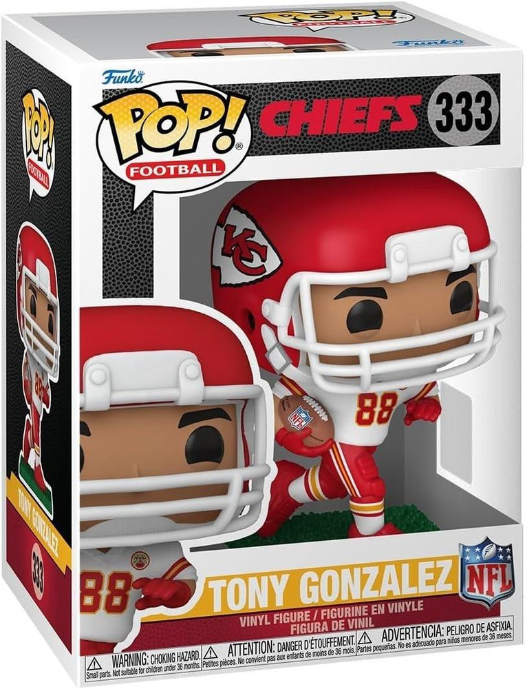 Funko Pop! NFL Legends Kansas City Chiefs Tony Gonzalez Vinyl #333 with Funko Protector