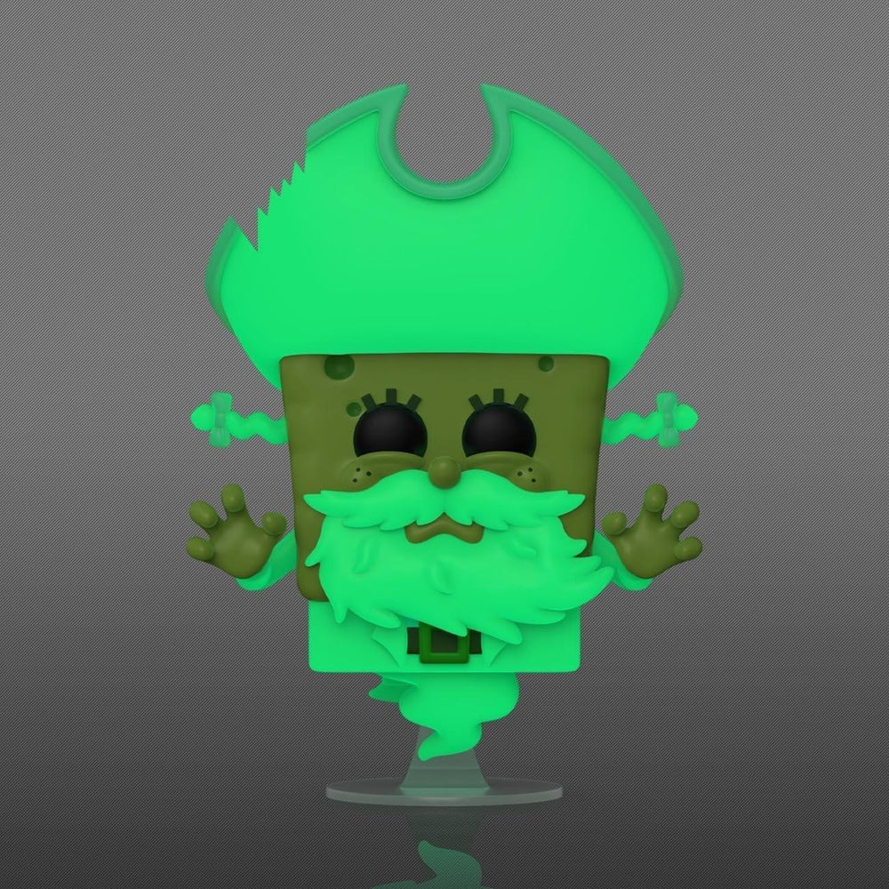 Funko Pop! Movies The SpongeBob Movie (2025) SpongeBob as the Flying Dutchman (GLOW) Vinyl Figure #1943 with Funko Protector