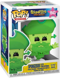 Funko Pop! Movies The SpongeBob Movie (2025) SpongeBob as the Flying Dutchman (GLOW) Vinyl Figure #1943 with Funko Protector