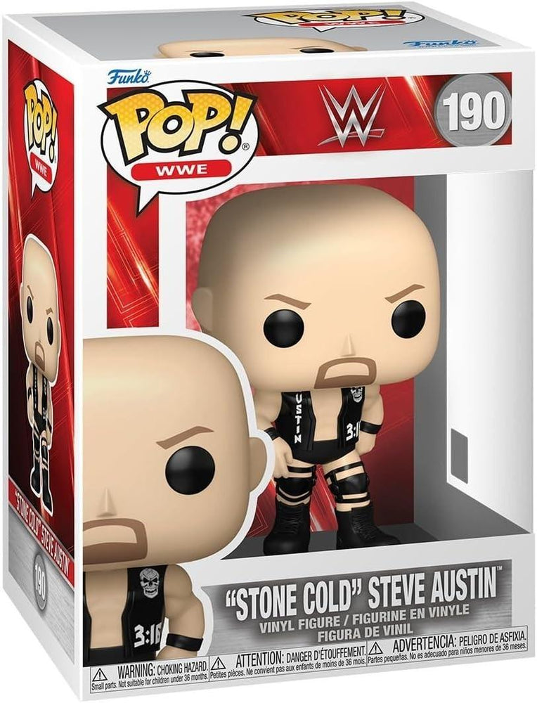 Funko Pop! WWE "Stone Cold" Steve Austin Vinyl Figure #190 with Funko Protector (ONLINE ORDER ONLY)
