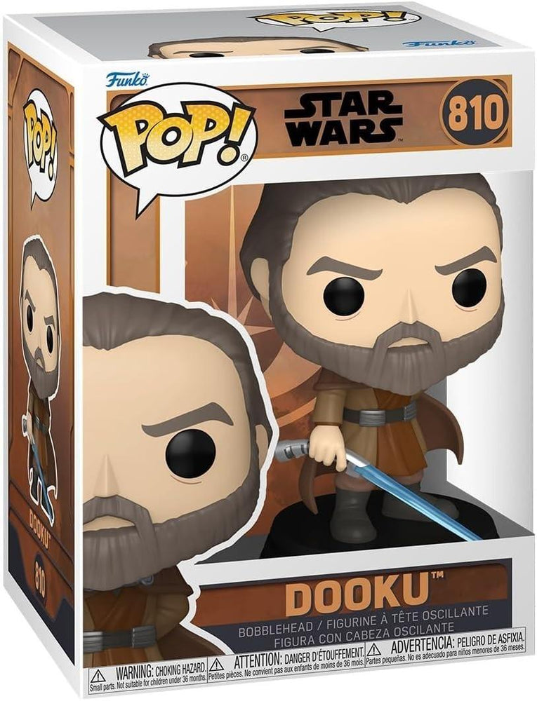 Funko Pop! Star Wars: Tales of the Jedi Dooku Vinyl Figure #810 with Funko Protector
