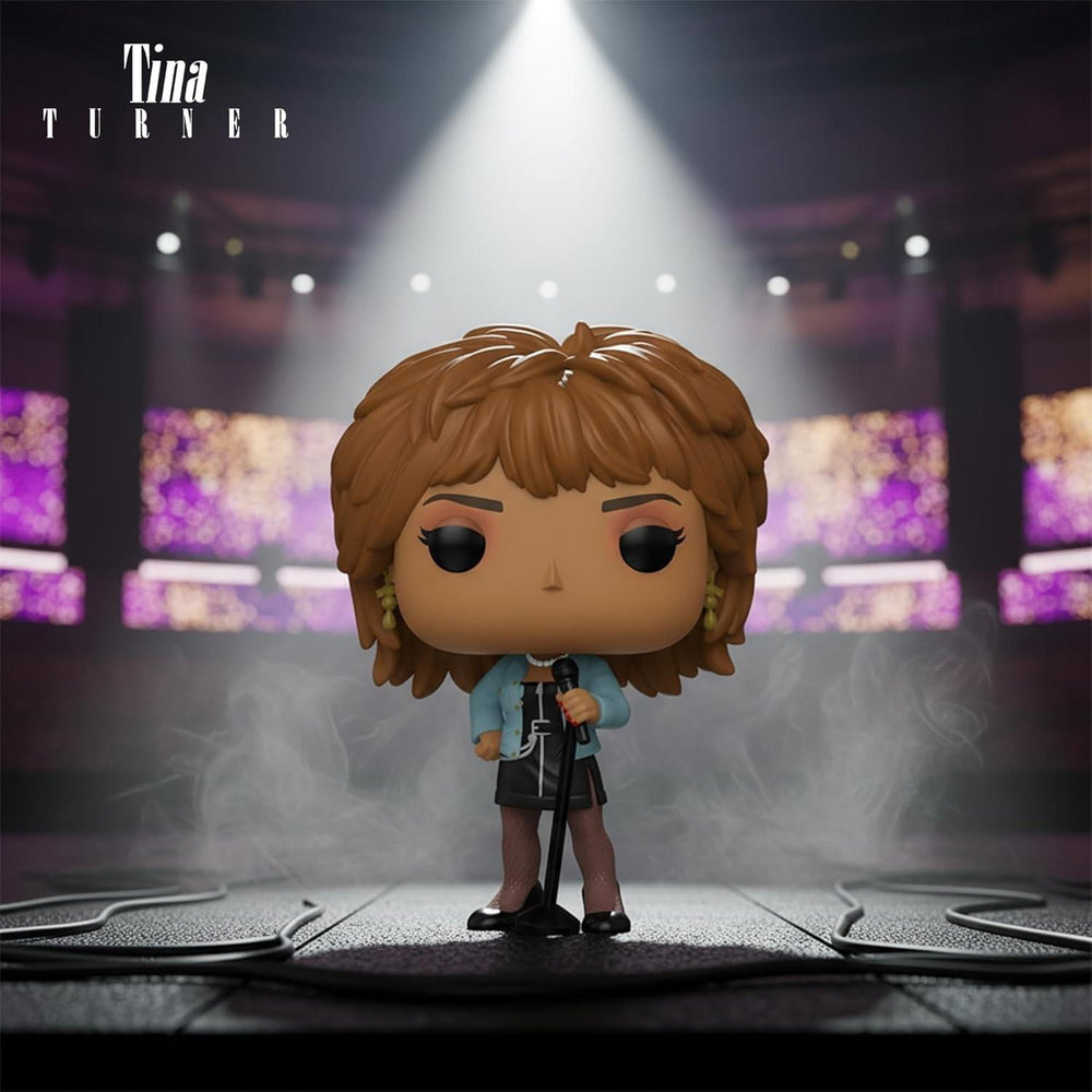 Funko Pop! Rocks Tina Turner (What's Love) Vinyl Figure #492 with Funko Protector