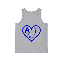 Anime Imports 2010 Heart Logo (Blue) Unisex Soft Tank Top