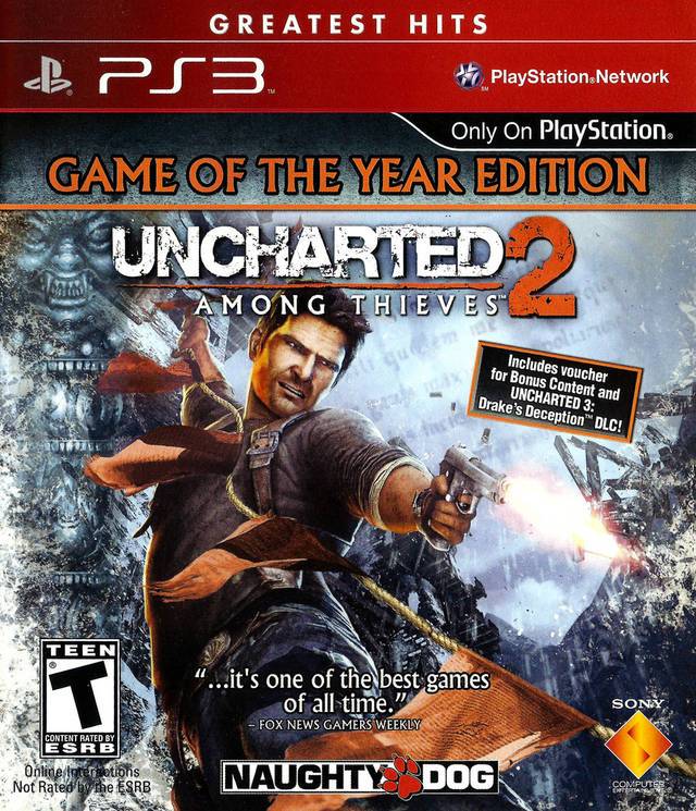 Uncharted 2: Among Thieves Game of Year Edition (Greatest Hits) (Not For Resale Version) (Playstation 3) (Online Only)