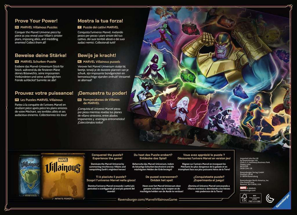 Puzzle: Marvel Villainous: Killmonger (ONLINE ORDER ONLY)