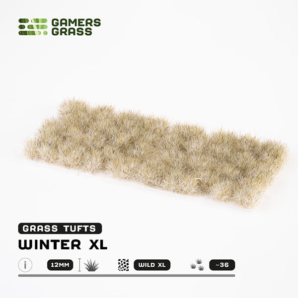 Gamers Grass Tufts: Winter XL 12mm- Wild XL (ONLINE ORDER ONLY)