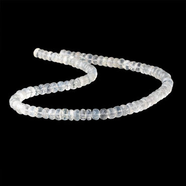 6-6.5mm Ceylon Moonstone Faceted Rondelle Beads 13 inch 80 pieces (ONLINE ORDER ONLY)