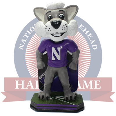 Northwestern Wildcats Willie Mascot Bobblehead (ONLINE ORDER ONLY)