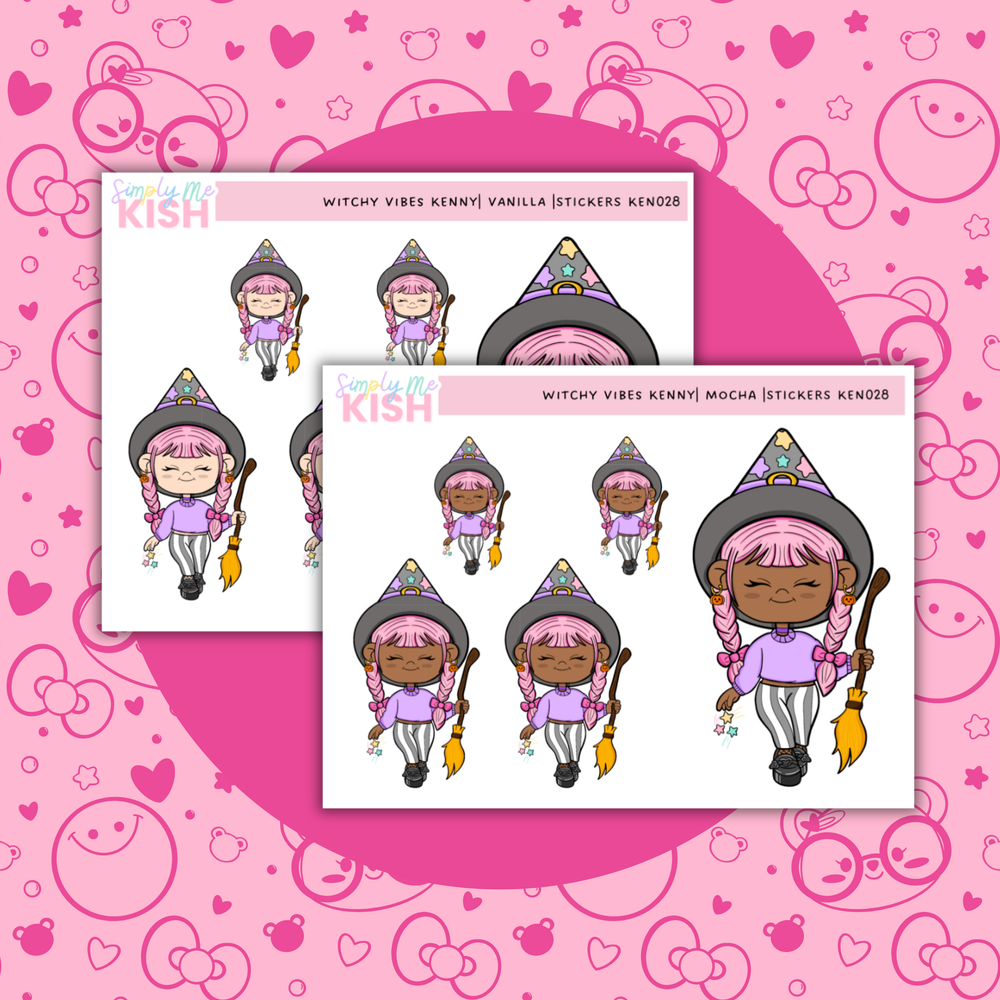 Witchy Vibes Kenny| Kenny Character|  Decorative Stickers (ONLINE ORDER ONLY)