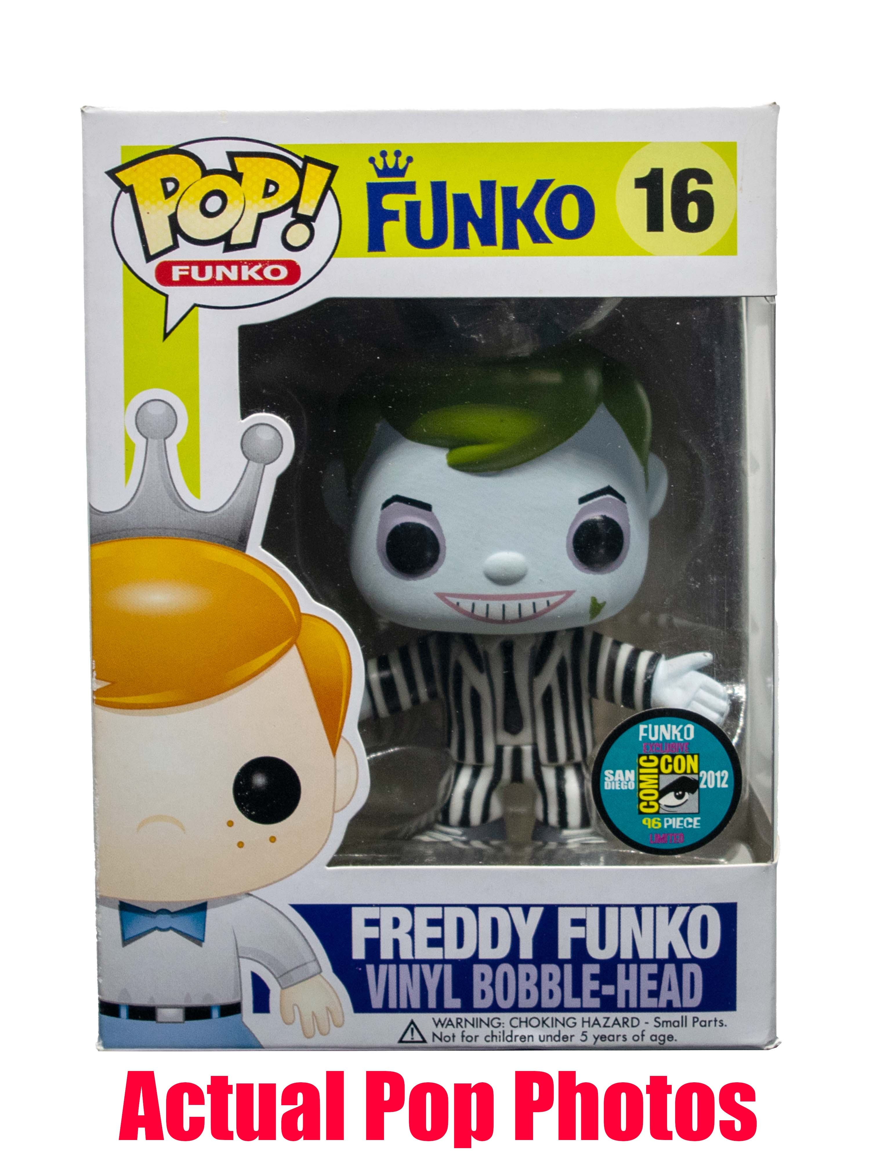 Freddy Funko Beetlejuice 16 - 2012 SDCC Exclusive/96 Made [light damage] (Online Order Only)