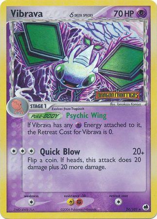 Vibrava (24/101) (Delta Species) (Stamped) [EX: Dragon Frontiers] (Online Only)