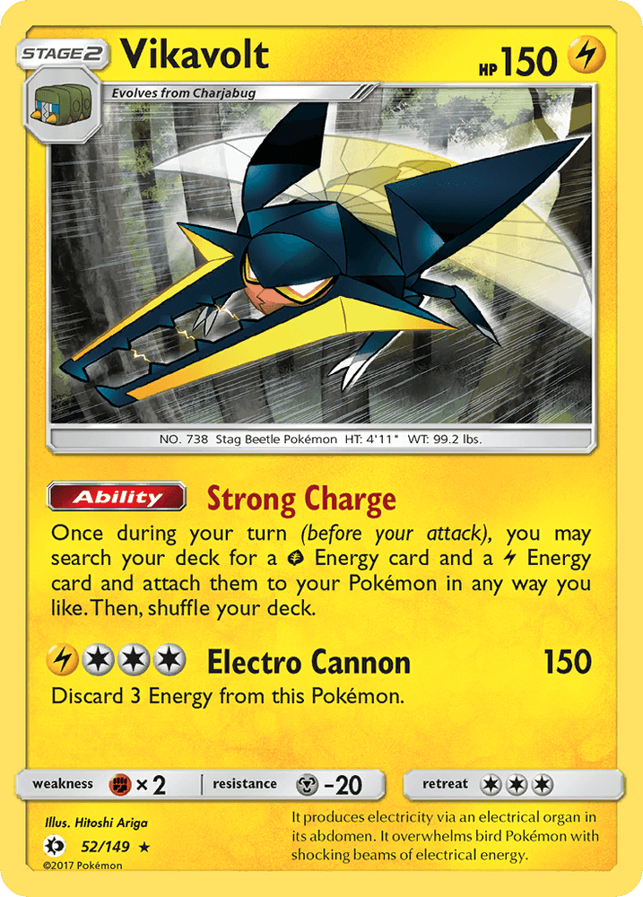 Vikavolt (52/149) [Sun & Moon: Base Set] (Online Only)