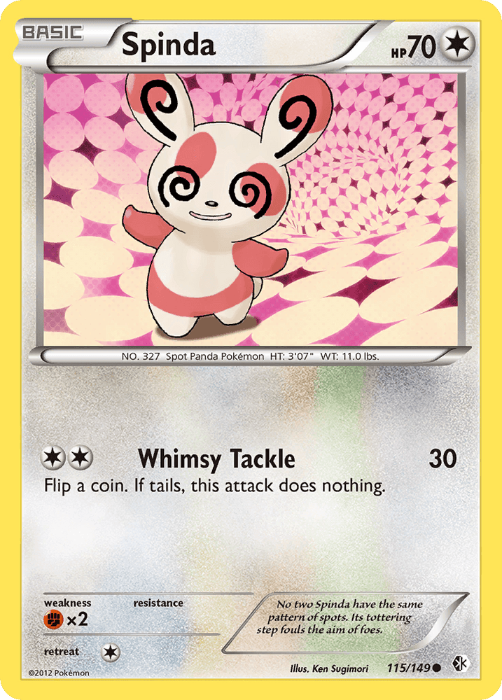 Spinda (115/149) [Black & White: Boundaries Crossed] (Online Only)
