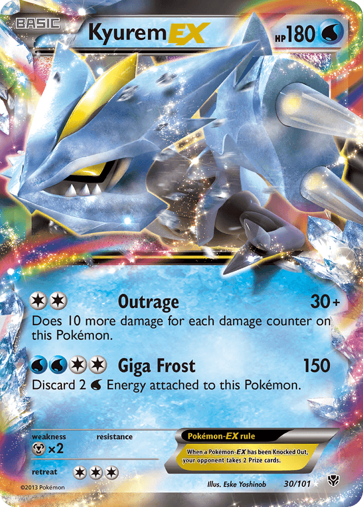 Kyurem EX (30/101) [Black & White: Plasma Blast] (Online Only)