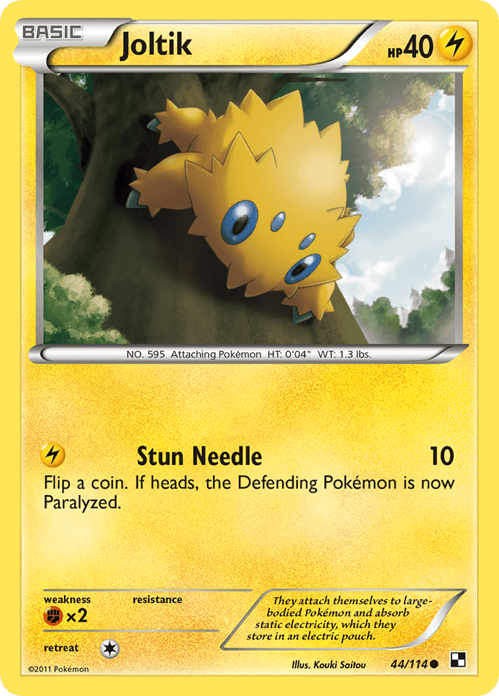 Joltik (44/114) [Black & White: Base Set] (Online Only)