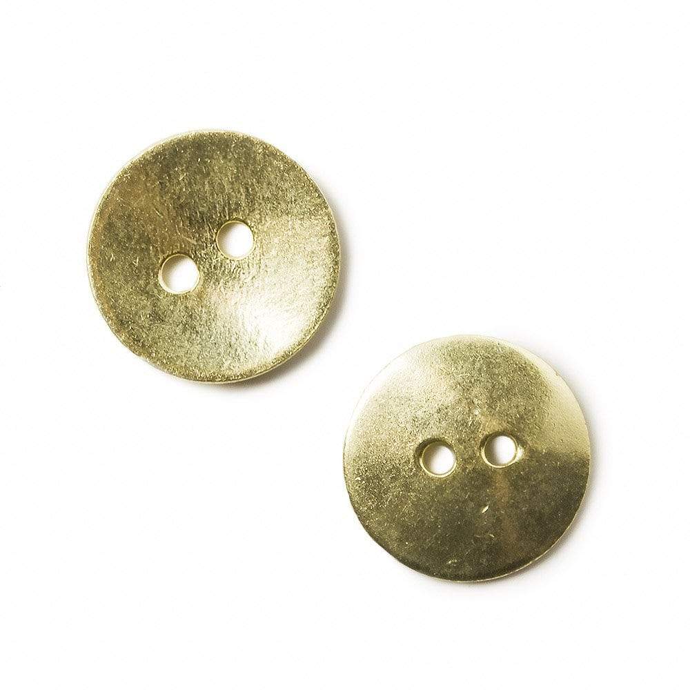 16mm 14kt Gold Round Button 10 pieces (ONLINE ORDER ONLY)