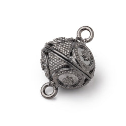 16mm Miligrain Ringed Star Design Magnetic Clasp 1 piece (ONLINE ORDER ONLY)