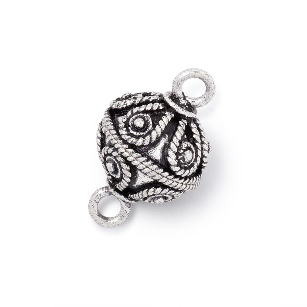 16mm Roped Tear Drop Design Round Magnetic Clasp 1 piece (ONLINE ORDER ONLY)