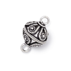 16mm Roped Tear Drop Design Round Magnetic Clasp 1 piece (ONLINE ORDER ONLY)