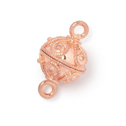 16mm Roped Tear Drop Design Round Magnetic Clasp 1 piece (ONLINE ORDER ONLY)